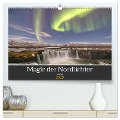 Magie der Nordlichter Islands (hochwertiger Premium Wandkalender 2025 DIN A2 quer), Kunstdruck in Hochglanz - AkremaFotoArt AkremaFotoArt