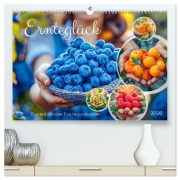 Cover-Bild zum Titel 'Ernteglück - Eine handvoll süßer Früchte zum Anbeißen (hochwertiger Premium Wandkalender 2026 DIN A2 quer), Kunstdruck in Hochglanz' von 'Anja Frost'