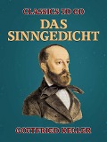 Cover-Bild zum Titel 'Das Sinngedicht' von 'Gottfried Keller'