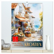Kroatien - Natur, Städte, Lebensgefühl (hochwertiger Premium Wandkalender 2026 DIN A2 hoch), Kunstdruck in Hochglanz - Peter Roder