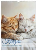 Cover-Bild zum Titel 'Katzen (Wandkalender 2027 DIN A3 hoch), CALVENDO Monatskalender' von 'Cavegn Media Design'