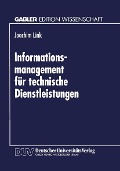 Cover-Bild zum Titel 'Informations-management für technische Dienstleistungen' von ''