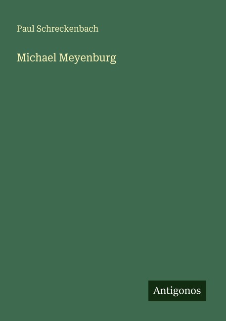 Michael Meyenburg - Paul Schreckenbach