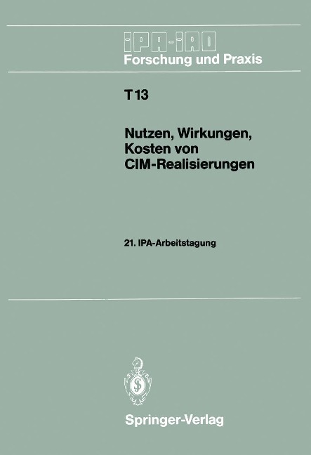 Nutzen, Wirkungen, Kosten von CIM-Realisierungen - 