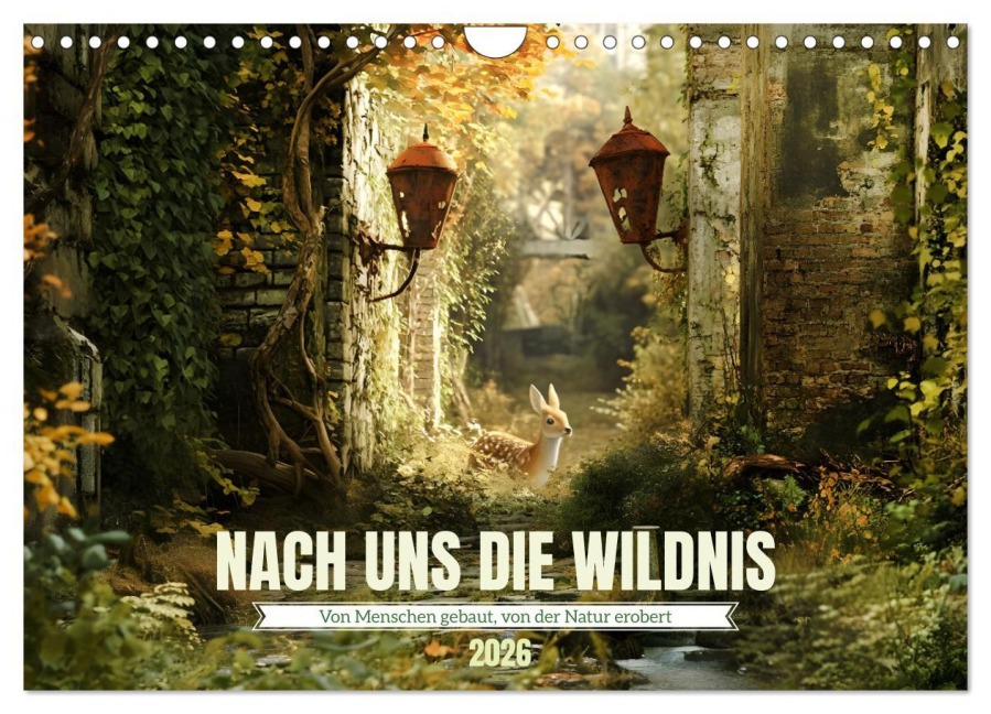 Nach uns die Wildnis (Wandkalender 2026 DIN A4 quer), CALVENDO Monatskalender - Daniela Tapper