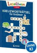 Cover-Bild zum Titel 'Leselöwen Kreuzworträtsel für Erstleser - 1. Klasse (Marineblau)' von ''