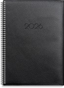 Cover-Bild zum Titel 'Burde Kalender 2026 Senator A5 Twist schwarz' von ''