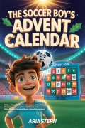 Cover-Bild zum Titel 'The Soccer Boy's Advent Calendar Book: 24 Days of Inspiring Stories with Lessons on Confidence, Mental Toughness, Team-Spirit to Spark Dreams in Young Readers (Greatest Players' Anecdotes Included)' von 'Aria Stern'