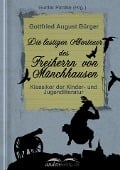 Cover-Bild zum Titel 'Die lustigen Abenteuer des Freiherrn von Münchhausen' von 'Gottfried August Bürger'