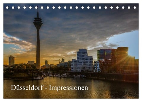 Düsseldorf - Impressionen (Tischkalender 2024 DIN A5 quer), CALVENDO Monatskalender - Michael Fahrenbach