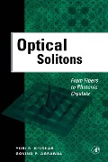 Cover-Bild zum Titel 'Optical Solitons' von 'Yuri S. Kivshar, Govind P. Agrawal'