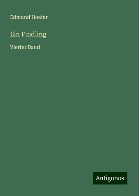 Ein Findling - Edmund Hoefer