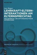Cover-Bild zum Titel 'Lehrkraft-Eltern-Interaktionen am Elternsprechtag' von 'Lars Wegner'