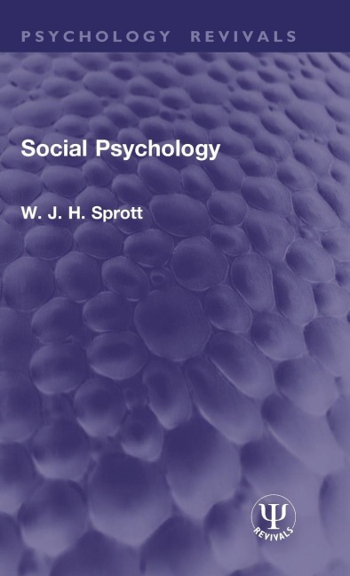 Social Psychology - W J H Sprott