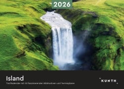 Island - KUNTH Tischkalender 2026 - 