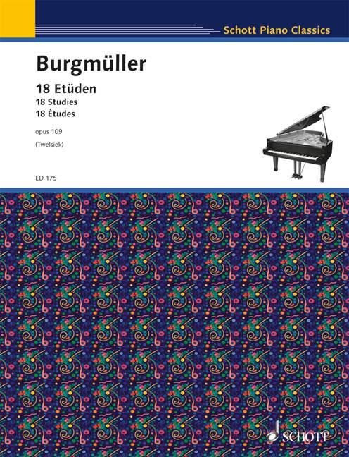 18 Etüden op. 109 - Friedrich Burgmüller