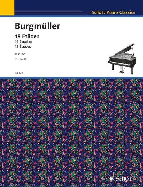 18 Etüden op. 109 - Friedrich Burgmüller