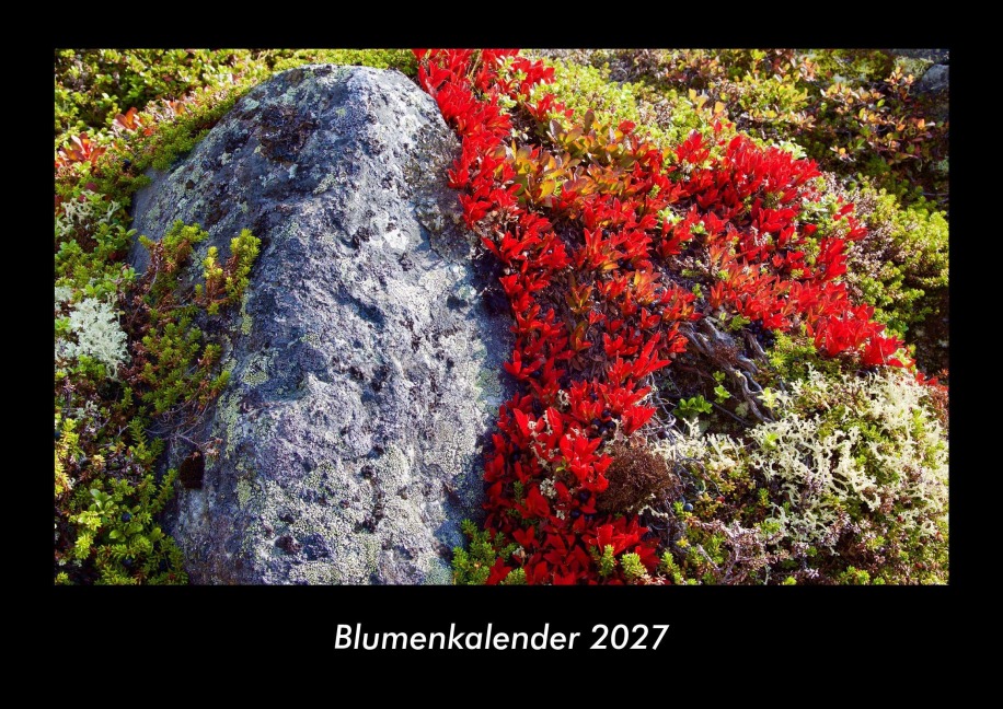 Blumenkalender 2027 Fotokalender DIN A3 - Tobias Becker