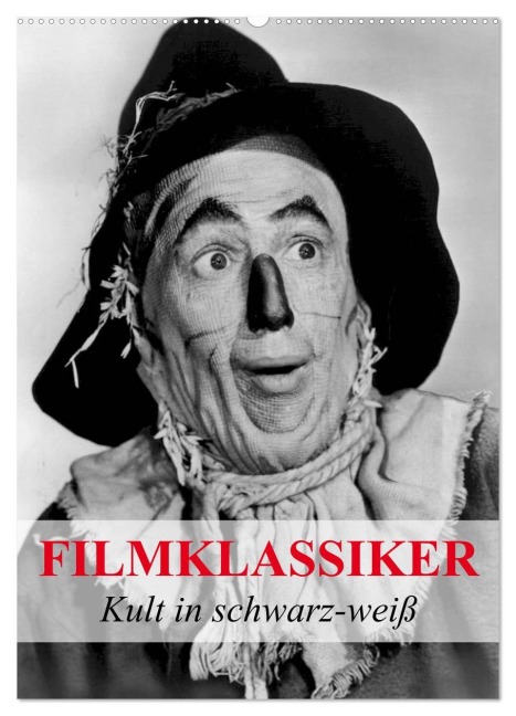 Filmklassiker - Kult in schwarz-weiß (Wandkalender 2026 DIN A2 hoch), CALVENDO Monatskalender - Elisabeth Stanzer