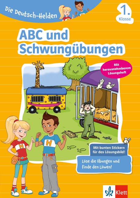 Die Deutsch-Helden ABC und Schwungübungen 1. Klasse - 