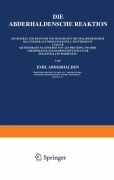 Cover-Bild zum Titel 'Die Abderhaldensche Reaktion' von 'Emil Abderhalden'