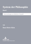 Cover-Bild zum Titel 'System der Philosophie' von 'Hans-Dieter Klein'