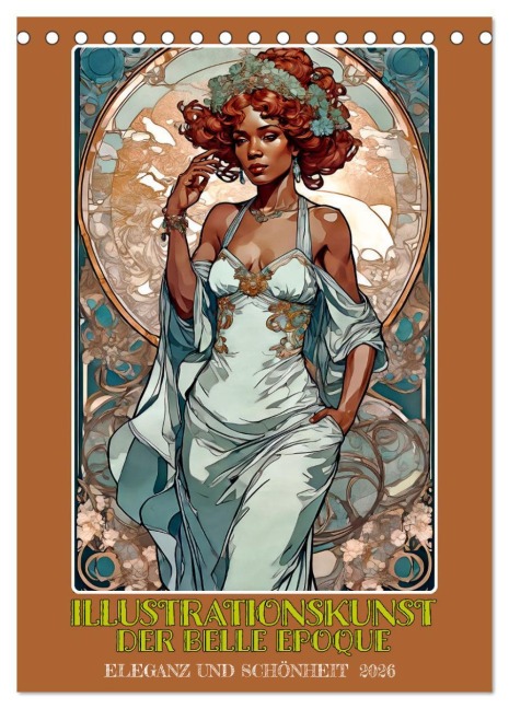 Illustrationskunst der Belle Époque (Tischkalender 2026 DIN A5 hoch), CALVENDO Monatskalender - Werner Braun