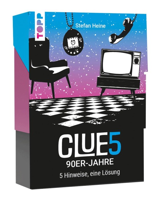 CLUE5 #90er-Jahre. 5 Hinweise, nur eine Lösung. Das Trend-Quiz für deine Tasche - Stefan Heine
