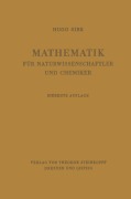 Cover-Bild zum Titel 'Mathematik für Naturwissenschaftler und Chemiker' von 'Hugo Sirk'