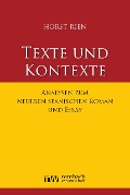 Cover-Bild zum Titel 'Texte und Kontexte' von 'Horst Rien'