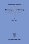 Cover-Bild zum Titel 'Täuschung und Irreführung' von 'Laurin Havlik'