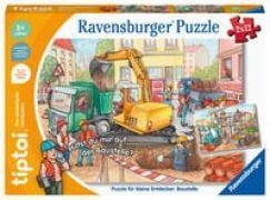 Cover-Bild zum Titel 'Ravensburger tiptoi Puzzle 00137 Puzzle für kleine Entdecker: Baustelle, Puzzle für Kinder ab 3 Jahren, für 1 Spieler' von ''