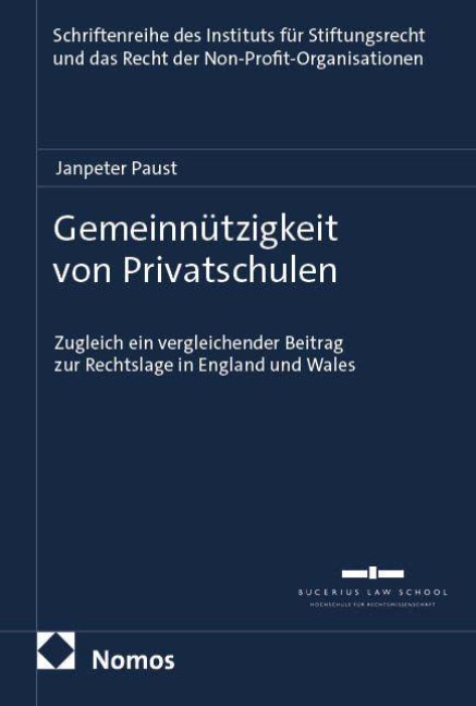 Gemeinnützigkeit von Privatschulen - Janpeter Paust