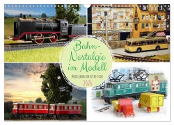 Cover-Bild zum Titel 'Bahn-Nostalgie im Modell (Wandkalender 2026 DIN A3 quer), CALVENDO Monatskalender' von 'Klaus-Peter Huschka'