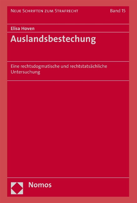 Auslandsbestechung - Elisa Hoven