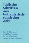 Cover-Bild zum Titel 'Das Martyrium Jesajas. Aristeasbrief' von 'E. Hammershaimb, Norbert Meisner'