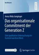 Cover-Bild zum Titel 'Das organisationale Commitment der Generation Z' von 'Anna Alida Junginger'