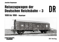 Cover-Bild zum Titel 'Reisezugwagen der DR - 3 Band 3: 1938 - 1950 Regelspur' von 'Joachim Deppmeyer'
