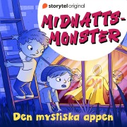 Cover-Bild zum Titel 'Midnattsmonster: Den mystiska appen' von 'Mikko Kalajoki'