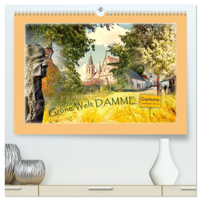 Grüne Welt DAMME (hochwertiger Premium Wandkalender 2026 DIN A2 quer), Kunstdruck in Hochglanz - Viktor Gross