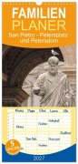 Cover-Bild zum Titel 'Familienplaner 2027 - San Pietro - Petersplatz und Petersdom mit 5 Spalten (Wandkalender, 21 x 45 cm) CALVENDO' von 'Wolf-Dietrich Reif'