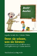 Cover-Bild zum Titel 'Denn sie wissen, was sie können' von 'Ingvelde Scholz, Karl-Christian Weber'