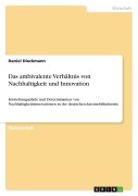 Cover-Bild zum Titel 'Das ambivalente Verhältnis von Nachhaltigkeit und Innovation' von 'Daniel Dieckmann'
