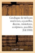 Cover-Bild zum Titel 'Catalogue de Tableaux Modernes, Aquarelles, Dessins, Miniatures, Sculptures, Meubles' von 'Charles Mannheim'