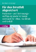 Cover-Bild zum Titel 'Für den Ernstfall abgesichert' von 'Otto N. Bretzinger'