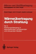 Cover-Bild zum Titel 'Wärmeübertragung durch Strahlung' von 'Robert Siegel, Joachim Lohrengel, John R. Howell'