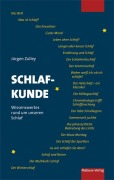 Cover-Bild zum Titel 'Schlafkunde' von 'Jürgen Zulley'