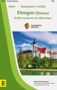 Cover-Bild zum Titel 'W244 Wanderkarte 1:25 000 Ehingen (Donau)' von ''