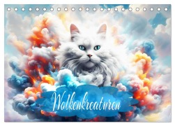 Cover-Bild zum Titel 'Wolkenkreaturen (Tischkalender 2026 DIN A5 quer), CALVENDO Monatskalender' von 'Dusanka Djeric'