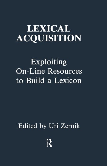 Lexical Acquisition - 